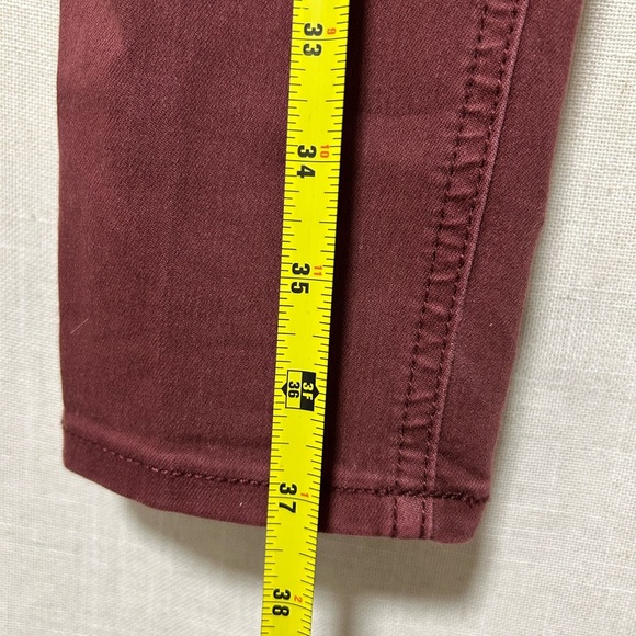 Burgundy Skinny Jeans - Picture 2 of 7